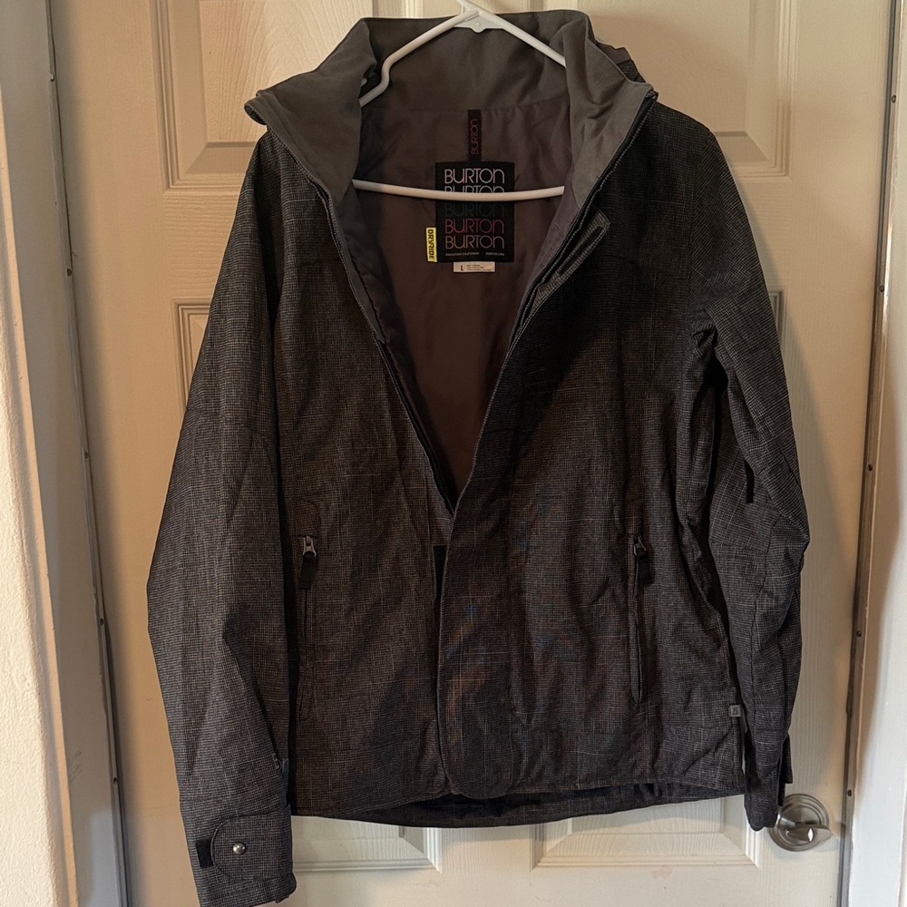 Burton women’s Dark Gray Hooded Ski Jacket